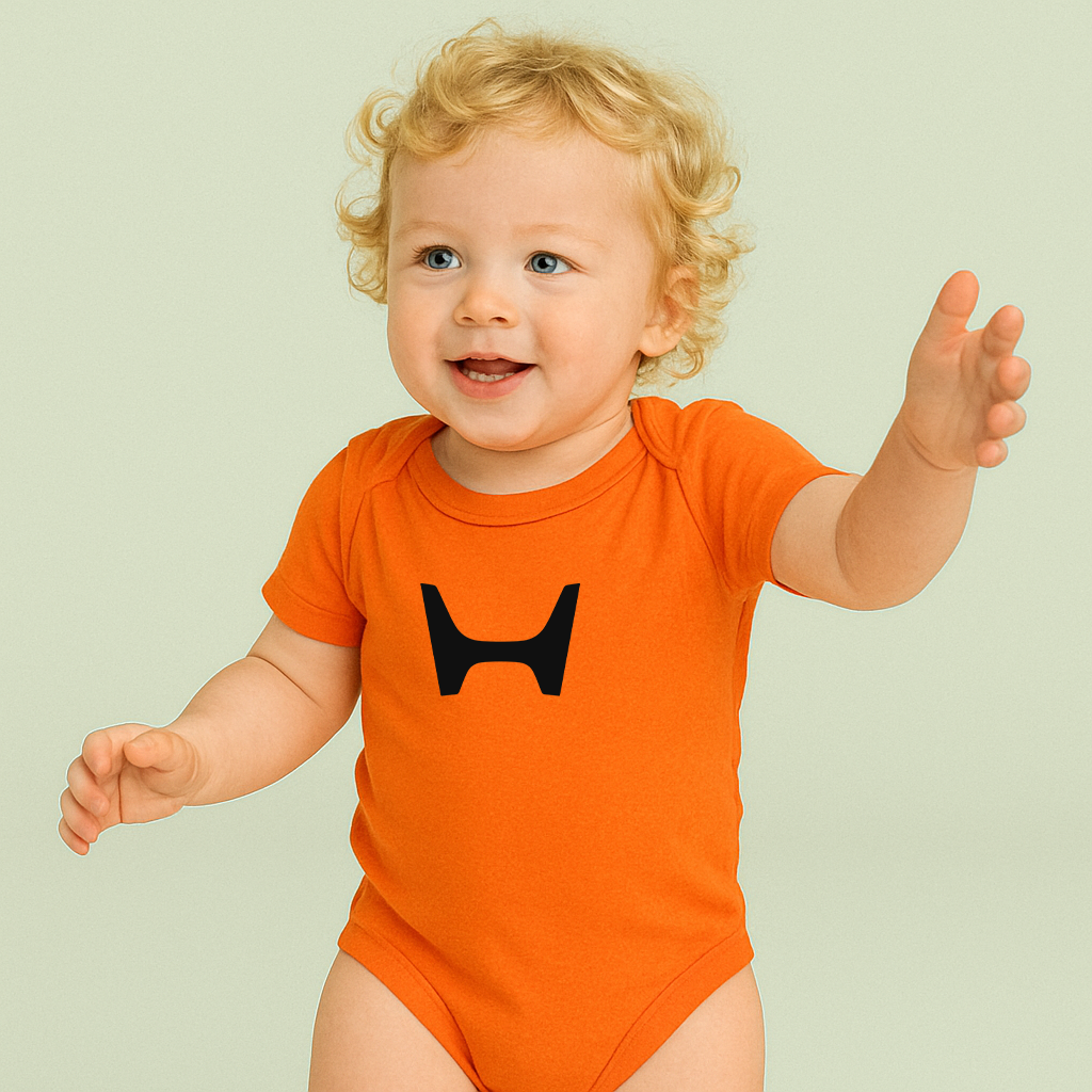 Honda Motorsport Car Baby Romper Onesie